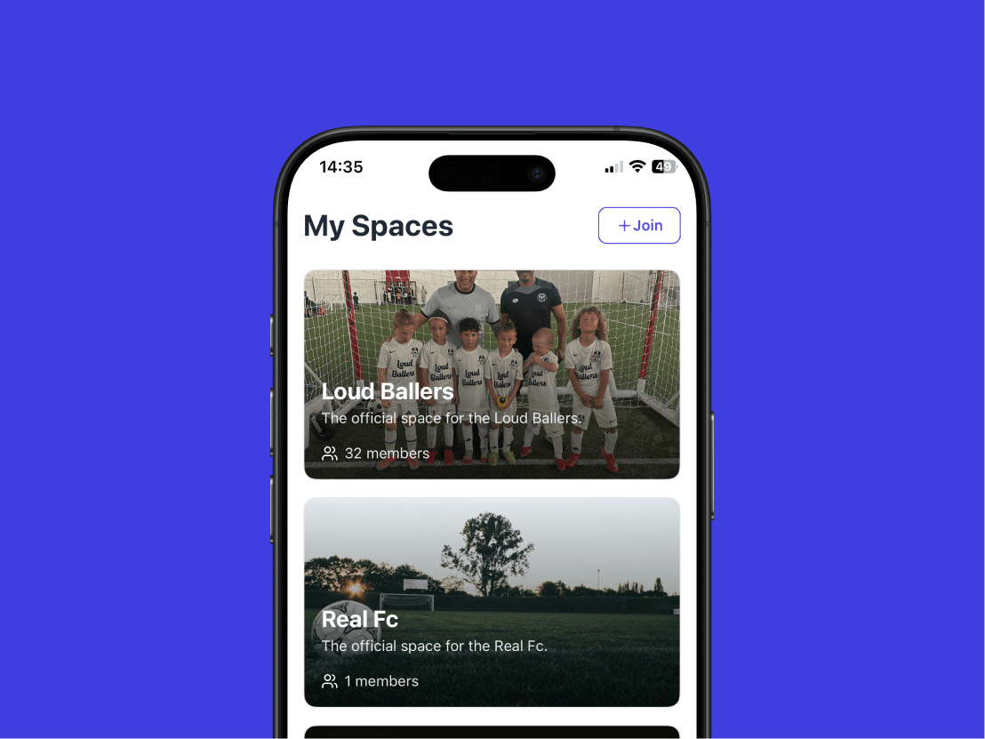 Manage spaces